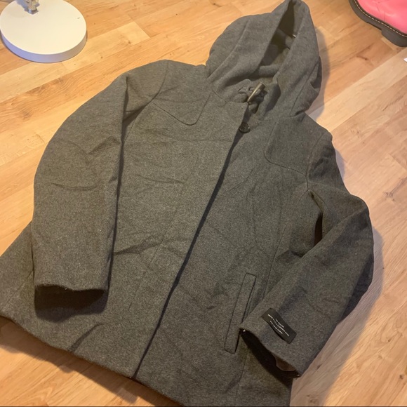 Babaton short Pearce coat sz m grey
